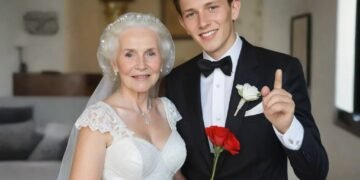 Бедный студент женился на богатой 71-летней женщине!