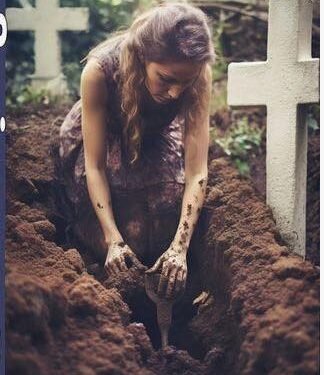 Уснула на могиле дочери. Очнулась, когда услышала её голос, обернулась — и потеряла дар речи