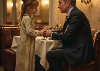 Бездомная девочка подошла к богатому мужчине в ресторане