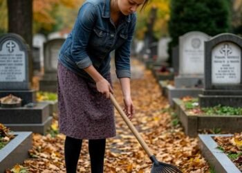 Немая уборщица кладбища приютила мальчика. Он шепнул ей на ухо: «Не говори папе, где я», но женщина все же предала и рассказала