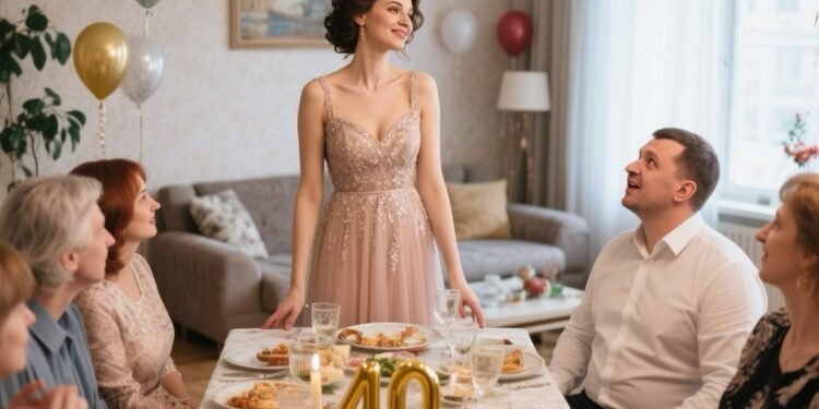 После такого унижения, я должна сидеть с гостями и улыбаться? Нет уж, празднуйте без меня, — жена хлопнула дверью