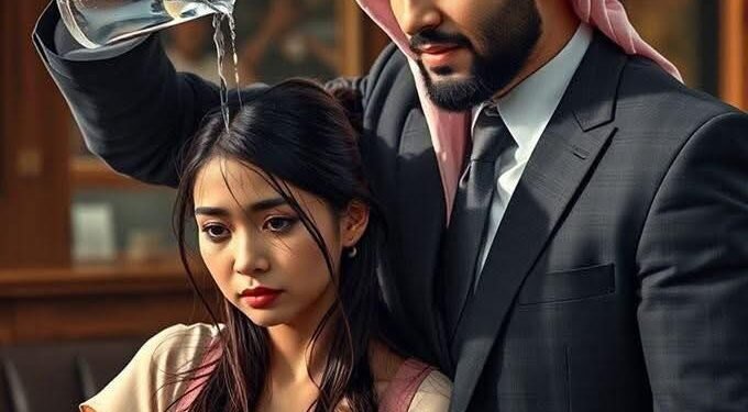 Арабский миллионер решил поиздеваться над беременной официанткой…