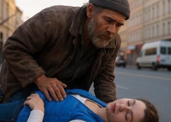 Бомж спас жену миллионера. А утром сам оказался в больнице.