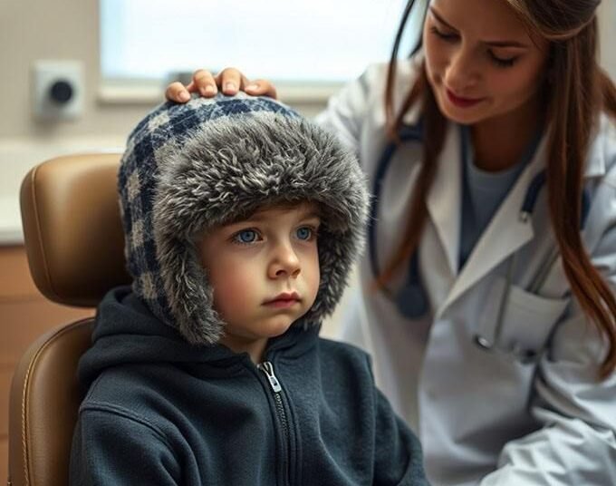 Ребёнок не снимал зимнюю шапку почти полтора месяца, но стоило медсестре снять её — как она ахнула от неожиданности.