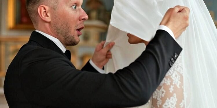 В ЗАГСе жених подошел к невесте, поднял фату и побледнел, когда увидел ее ЛИЦО. Гости замерли, поняв ЧТО происходит…