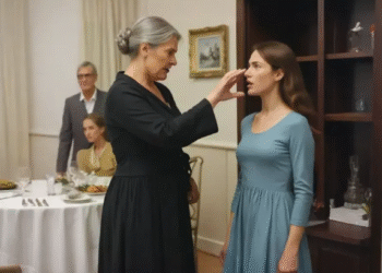 Получив при гостях пощечину от свекрови за плохо сервированный стол, невестка стала доставать из шкафа какие-то вещи… Когда гости присмотрелись – замерли тут же на месте!