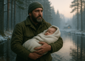 ЕГЕРЬ спас МЛАДЕНЦА из бурной реки и забрал его домой, а спустя время в дверь постучали они…